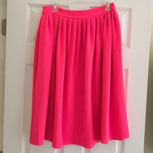 ASOS pink midi skirt